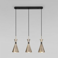 Bogate&#039;s св-к подвесной  E14 3x60 Вт 650х650х1200 металл черный/латунный Glustin 316/3 a061039