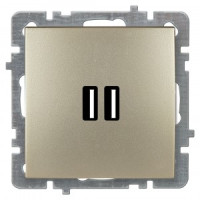Nilson TOURAN-ALEGRA-THOR мех. роз. USB (зарядка 2,1А, 2 порта),  , золото 24150481
