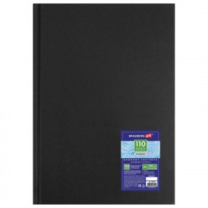 Скетчбук, слоновая кость 100 г/м2, 210х297 мм, 110 л., книжный твердый переплет, BRAUBERG ART "CLASS