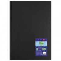 Скетчбук, слоновая кость 100 г/м2, 210х297 мм, 110 л., книжный твердый переплет, BRAUBERG ART &quot;CLASS