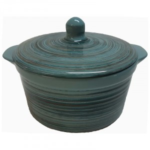 Кастрюля керамическая 0,5л с крышкой, скандинавия (кратность 12!!!) керамика, 107234