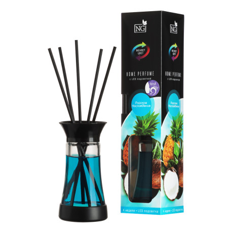 NEW GALAXY Ароматизатор с LED подсв,35 мл океан,лаванда,мистич.сад,летн.бриз,цитрус,райск.насл