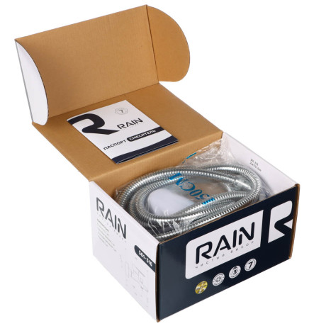 RAIN Смеситель для ванны Оникс, короткий излив, душ. набор, картридж 35мм, латунь, хром