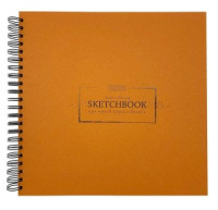 Скетчбук для эскизов 295х295мм,40л,бл.крафт 140гр/м,спир,обл.тв.Kraft 00134 1144823