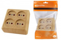 TDM Ладога роз. ОУ 4 мест. 10А сосна (шторки) (6!) SQ1801-0421