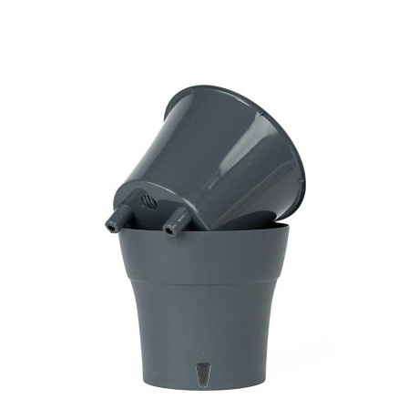 Горшок ДАЛИ СОФТ 0,6 л Антрацит х15