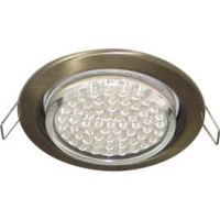 Ecola GX53 H4 св-к  Черненая бронза (кратно 2!) 38x106 FN53P2ECB (50!)