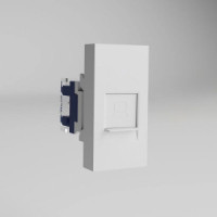 Werkel роз. модульная 1 мест. Ethernet RJ-45 (6cat.) (белый) W1281101