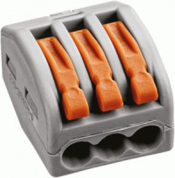 Navigator клемма СМК 222-413 с рычагом 3х(0,08-4мм2) 32А 400V (уп.50 шт, цена за уп) NTC-R-3 71290