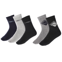 GALANTE Носки мужские, 65% полиэстер, 20% акрил, 15% шерсть, р-р 27-29, разноцветные, НМ22-2