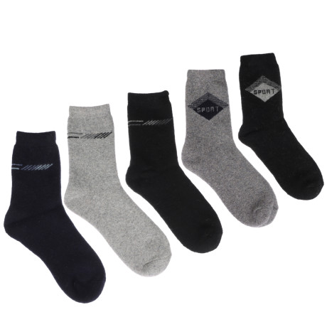 GALANTE Носки мужские, 65% полиэстер, 20% акрил, 15% шерсть, р-р 27-29, разноцветные, НМ22-2