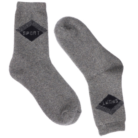 GALANTE Носки мужские, 65% полиэстер, 20% акрил, 15% шерсть, р-р 27-29, разноцветные, НМ22-2