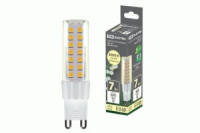TDM G9 220V 7W(665lm) 3000К 2K, 17,5x65,5мм пластик SQ0340-0225