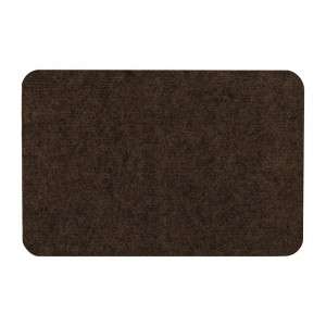 Коврик придверный вл/впит Ребристый Slim 40*60см,коричневый,ворс п/э,подложка TPR,24384/ VORTEX