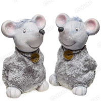 Копилка Мышь 16см в мех.шубе 3503 (Цена за 2шт) (18)