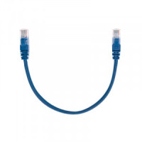 REXANT коммутац. шнур (патч-корд) U/UTP, cat5e, 0,3м, литой, RJ45-RJ45, LSZH, синий, 02-0104-03