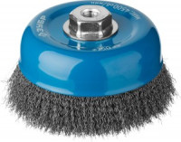 ЗУБР &quot;ПРОФЕССИОНАЛ&quot;. Щетка чашечная для УШМ, витая стальная проволока 0,3мм, 150ммхМ14
