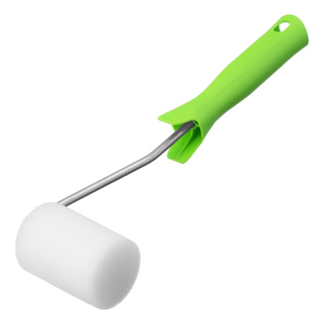 Валик "Поролон" с ручкой и 2 шубки 65 мм, D 42 мм, D ручки 6 мм Сибртех