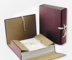 Папка архивная бумвинил 08см 4 завязки 84965