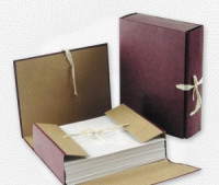 Папка архивная бумвинил 08см 4 завязки 84965