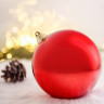 СНОУ БУМ Шар 14см пластик, красный