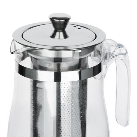 VETTA Чайник заварочный 700мл с ситечком, нерж.сталь, стекло, полистирол