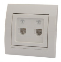 Lezard DERIY роз. СУ 1 мест. телеф. двойная евро бел.