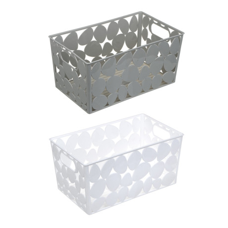 Корзинка для хранения тм VETTA, пластик, 25,5x15x12,5см, 2 цвета