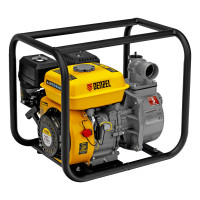 Мотопомпа бензиновая для чистой воды PX-50, 7 л.с, 2&quot;, 600 л/мин, глубина 8 м, напор 30 м Denzel