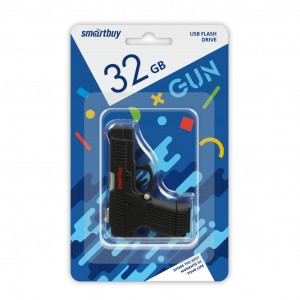 Флэш-диск (флэшка) USB UFD Smartbuy 32GB Wild series Пистолет (SB32GBGN)