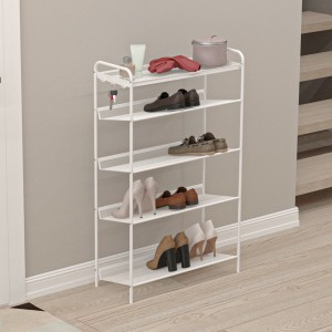 Подставка д/обуви (пвл) Женева25 (5 полок) 65*27*106см (БЕЛЫЙ) ПДОЖ25 под заказ ЗМИ