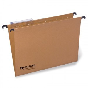 Папки подв. карт. BRAUBERG комп. 10шт., 370х245 мм, 80л., Foolscap, корич., 240 г/м2, таб., 231787