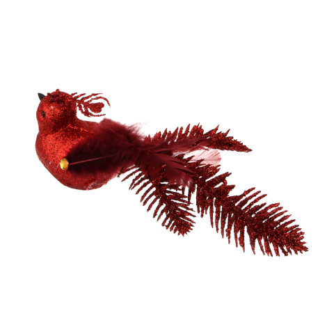 СНОУ БУМ Птица на прищепке 1 шт, 5x20 см, пластик, 26-429