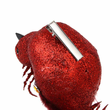 СНОУ БУМ Птица на прищепке 1 шт, 5x20 см, пластик, 26-429