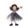 СНОУ БУМ Сувенир елочный Ангел 17см, полиэстер, серебро, 3 вида