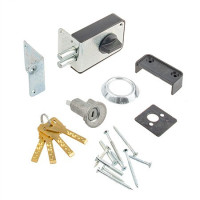 Замок накл ЗН1-5 (Хром, личина с хвостовиком) Пенза (в пакете)  \12