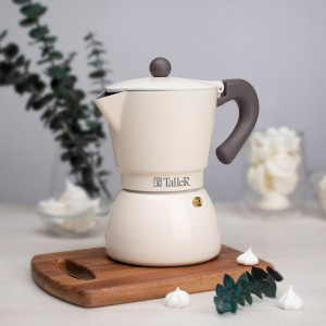 Кофеварка гейзерная Hygge 300мл, литой алюминий TR-11324 TalleR