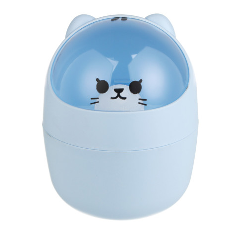 Контейнер настольный для мусора, 12,5х15,5 см, пластик, 3 диз.