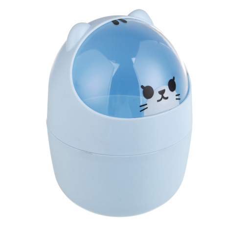 Контейнер настольный для мусора, 12,5х15,5 см, пластик, 3 диз.