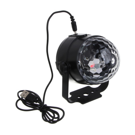 Светильник-проектор "Галактика", 9.3х10.3см, 3LED, RGB, 7 режимов, USB