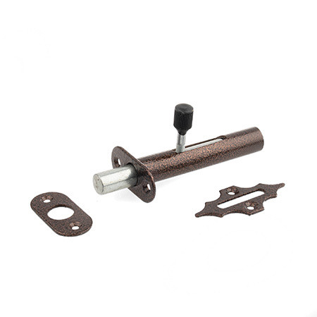 Засов Врезной "Делга" (шпингалет) Медь!  \40