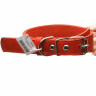Ошейник кожаный двойной ширина 25 мм длина 50 см
