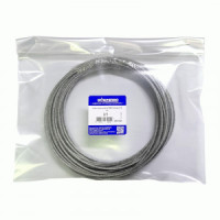 Трос стальной оцинк в ПВХ 2/3мм (15 метров) в пакете 1/1 НАКРЕПКО 218101