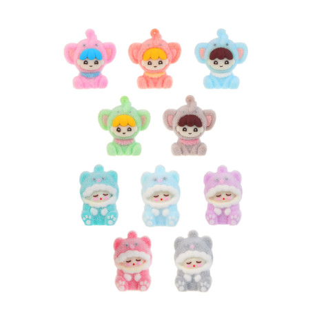 Игрушка сюрприз в шаре "Милашки", 7х8см, PVC, микс