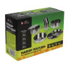 AZOR FISHING Набор туристической посуды, 8 предметов в чехле, нерж.сталь