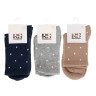 Носки женские классические, 78% хл, 20% спандекс, 2% латекс, р. 36-39, R136