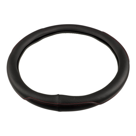 ЕРМАК Оплетка руля, экокожа, черный, размер М