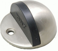 Ограничитель дверной РЕНЦ напольный, никель матовый INDS 44 SN