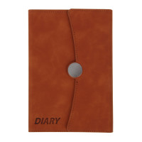 Ежедневник недатир. "ПРОВАНС" А5, 320стр., тв.обл, иск.кожа, клапан, магнит.застежка, коричневый