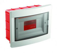 VIKO by Panasonic бокс (корпус) пластик ЩРВ-П- 8 мод. встраиваемый с дымчатой дверцей IP40 9091200